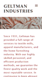 Mobile Screenshot of geltman.com